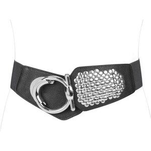 Women Wide Elastic Waist Belt Fashion Vintage Stretch Dress Belt Cosplay Belt